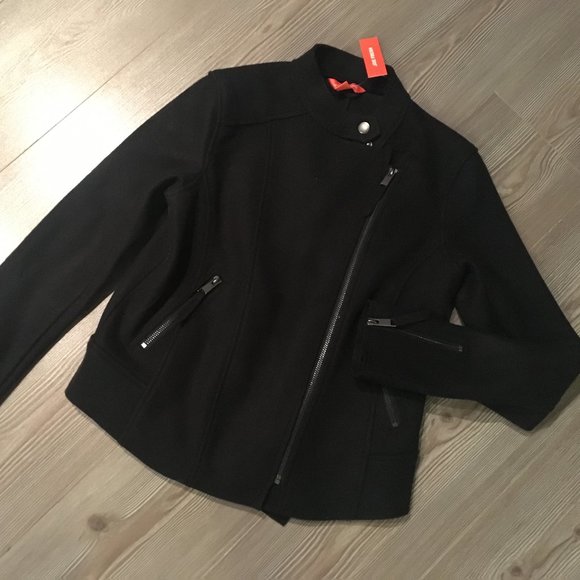 NWT Navy Blue Motto Jacket Sz S - Free Shipping! - Picture 1 of 3